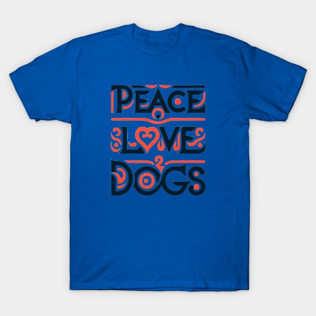 Peace Love Dogs: Boho T-Shirt by DoxieTees